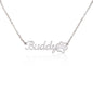 Name Necklace With Paw, Dog Paw Necklace Personalized, Pet Loss Necklace With Name, Pet Memorial Jewelry Gift, Personalized Paw Necklace