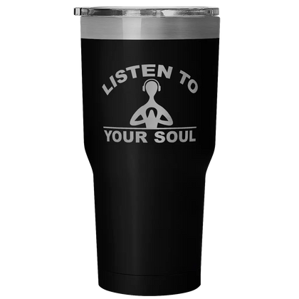 30 Ounce Vacuum Tumbler - Black