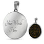 Third Eye Sacred Geometry Round Necklace
