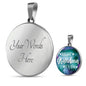 Best Grandma Ever Round Necklace