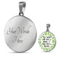 Life Doesn't Come With A Manual Round Necklace