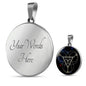 Center Your Chi Sacred Geometry Round Necklace
