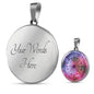 Intuitive Compass Sacred Geometry Round Necklace