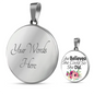 She Believed She Could So She Did Luxury Necklace Gold & Silver