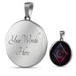Diamond Ascension Sacred Geometry Round Necklace