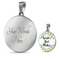 World's Best Mother Round Necklace