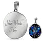 As Above So Below Sacred Geometry Round Necklace