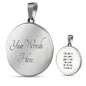 The Body Is Your Temple Round Necklace
