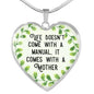 Life Doesn't Come With A Manual Heart Necklace