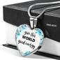 Give This World Good Energy Heart Necklace