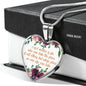 A Mother Is She Who Can Take The Place Heart Necklace
