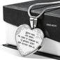 Youth Fades Love Droops Heart Necklace