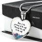 Yoga Is The Journey Of The Self Heart Necklace