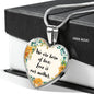 We Are Born Of Love; Love Is Our Mother Heart Necklace
