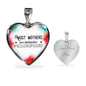 Most Mothers Are Instinctive Philosophers Heart Necklace