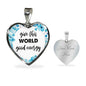 Give This World Good Energy Heart Necklace
