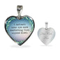 A Mother's Arms Are More Comforting Than Anyone Else's Heart Necklace