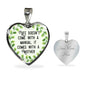 Life Doesn't Come With A Manual Heart Necklace