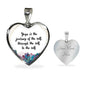 Yoga Is The Journey Of The Self Heart Necklace