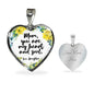 Mom, You Are My Heart And Soul Heart Necklace