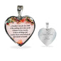 A Mother's Love For Her Child Heart Necklace