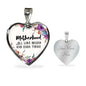 Motherhood All Love Begins And Ends There Heart Necklace