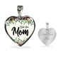 I Love You Mom Heart Necklace
