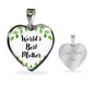 World's Best Mother Heart Necklace
