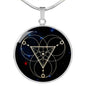 Center Your Chi Sacred Geometry Round Necklace