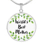 World's Best Mother Round Necklace