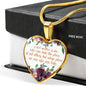 A Mother Is She Who Can Take The Place Heart Necklace