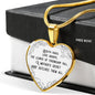 Youth Fades Love Droops Heart Necklace