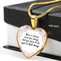 There Is Always Room For Change Heart Necklace