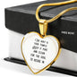 The Body Is Your Temple Heart Necklace