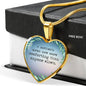 A Mother's Arms Are More Comforting Than Anyone Else's Heart Necklace