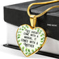 Life Doesn't Come With A Manual Heart Necklace