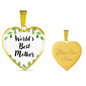 World's Best Mother Heart Necklace