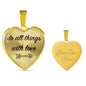 Do All Things With Love Necklace