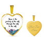 Yoga Is The Journey Of The Self Heart Necklace
