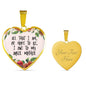 All That I Am Or Hope To Be I Owe To My Angel Mother Heart Necklace