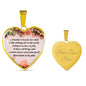 A Mother's Love For Her Child Heart Necklace