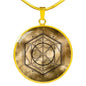 Golden Temple Sacred Geometry Round Necklace