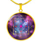 Coded Translation Sacred Geometry Round Necklace