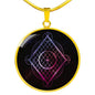 Diamond Ascension Sacred Geometry Round Necklace