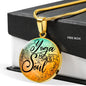 Yoga Heals The Soul Round Necklace