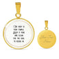 The Body Is Your Temple Round Necklace