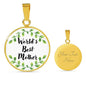 World's Best Mother Round Necklace