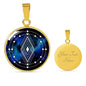 As Above So Below Sacred Geometry Round Necklace