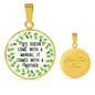 Life Doesn't Come With A Manual Round Necklace