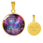Coded Translation Sacred Geometry Round Necklace